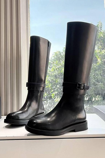 Женские кожаные сапоги трансформеры Ann Demeulemeester Premium   