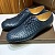Мужские кожаные ботинки Bottega Veneta Intrecciato - Navy