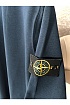 Мужской синий свитшот Stone Island с патчем на плече