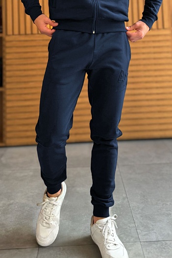 Спортивные штаны Armani Exchange тёмно-синего цвета   