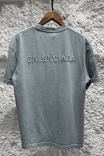 Светло-зелёная оверсайз футболка Balenciaga   