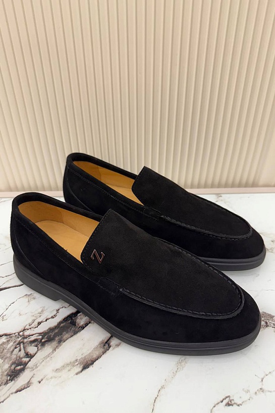 Мужские замшевые лоферы Ermenegildo Zegna