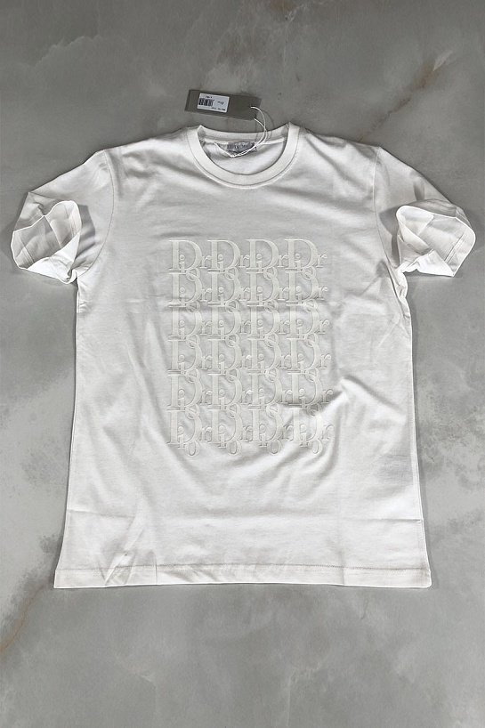 Белая мужская футболка Dior