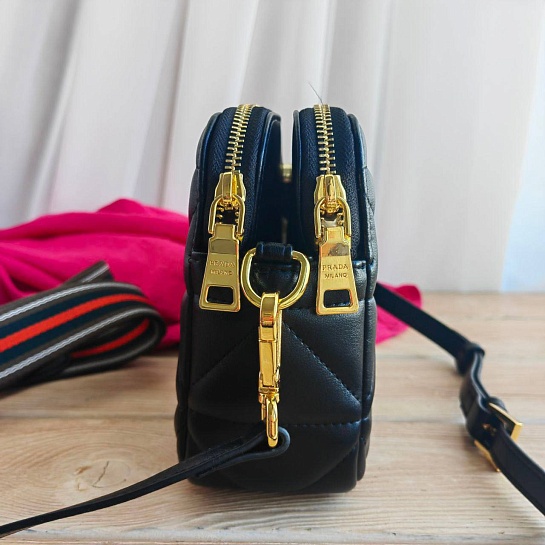 Кожаная сумка Prada Spectrum 23x16 см - Black