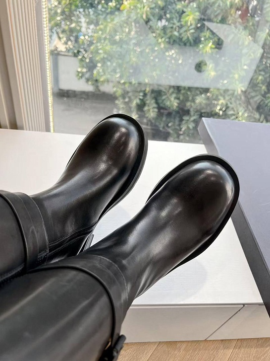 Женские кожаные сапоги трансформеры Ann Demeulemeester Premium