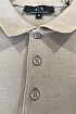 Мужское бежевое поло Armani Exchange rubber logo