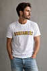 Белая мужская футболка Dsquared2