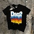 Чёрная мужская футболка Dsquared2 logo-print
