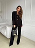 Женский костюм Schiaparelli чёрного цвета premium