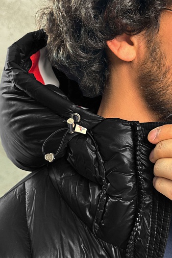 Куртка с вязаными рукавами Moncler   