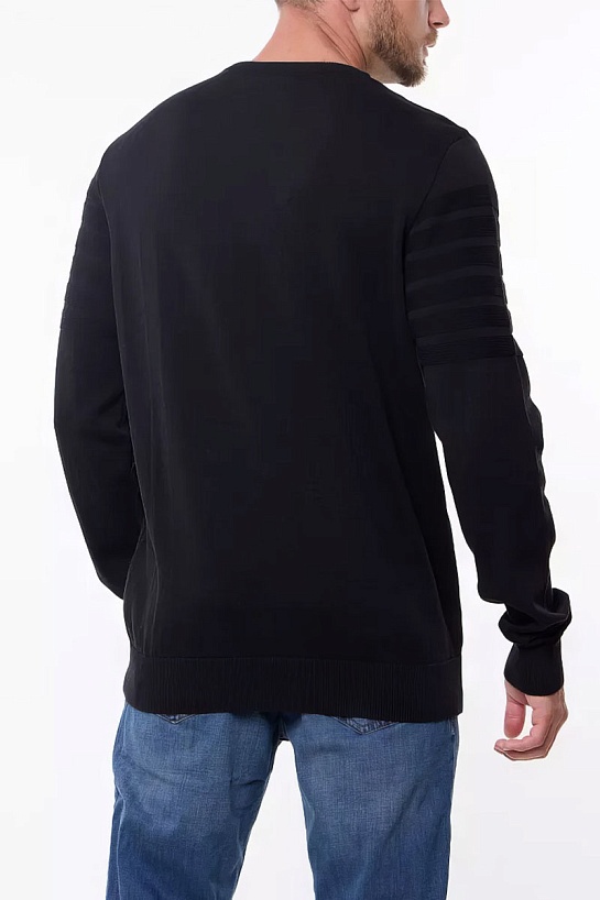 Мужской чёрный джемпер Emporio Armani