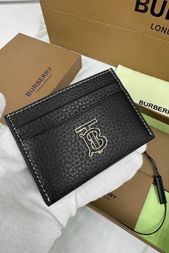 Кожаный кардхолдер Burberry Premium 10x7 см