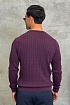 Мужской джемпер Polo Ralph Lauren cable-knit - Purple