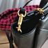 Женская сумка Valentino One Stud 25x23 см - Black