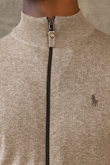 Мужская бежевая кофта Роlо Ralрh Lаurеn pony-embroidered   
