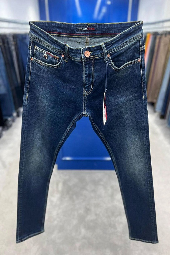 Мужские джинсы тёмно-синего цвета Tommy Hilfiger