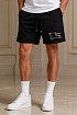 Мужские чёрные шорты Burberry EKD Check