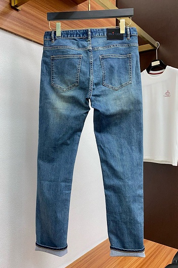 Мужские синие джинсы Kiton Premium   