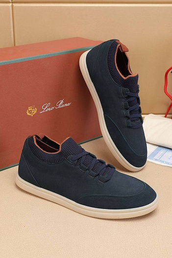 Мужские кроссовки Loro Piana Soho Walk - Navy   