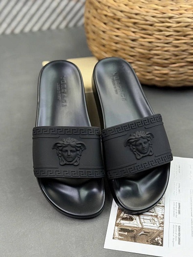 Мужские шлёпанцы Versace Medusa   