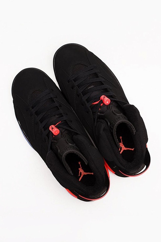 Кроссовки Nike Air Jordan 6 Retro - Black / Infrared