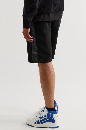 Чёрные шорты Amiri velvet-effect   