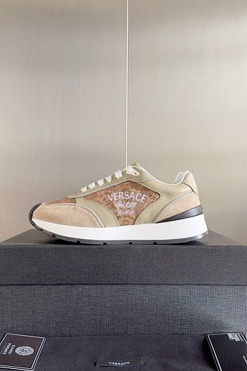 Женские кроссовки Versace Premium - Beige   