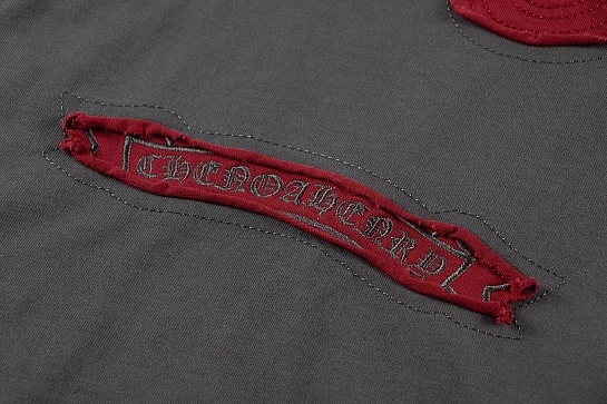 Серая оверсайз футболка Gothic logo