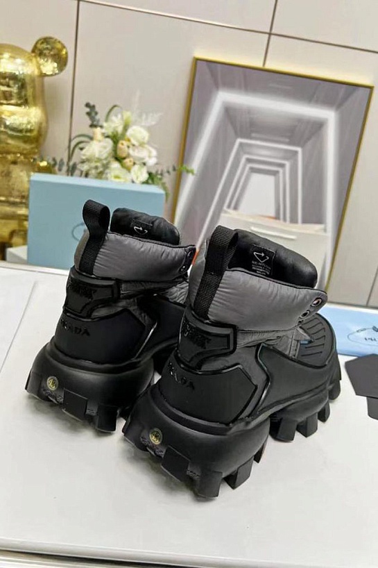 Кроссовки Prada Cloudbust Thunder high-top - Black / Grey