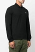 Поло с длинным рукавом Stone Island logo-patch - Black
