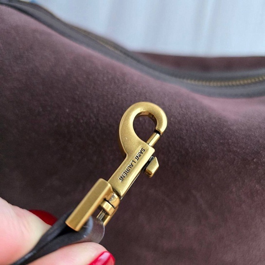 Замшевая сумка Yves Saint Laurent 29x18 см