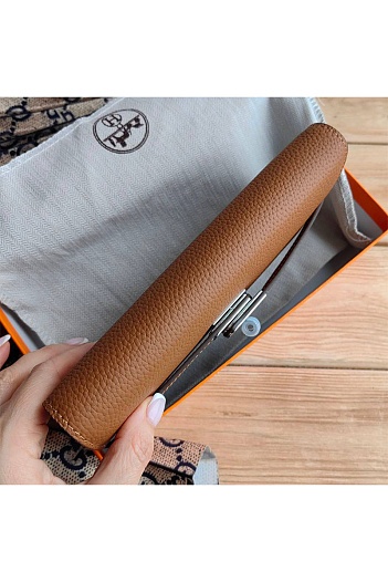 Кожаное портмоне Hermes Kelly 20.5x10 см (3 расцветки)   