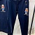 Мужские синие штаны Polo Ralph Lauren logo-embroidered