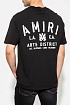 Футболка чёрного цвета Amiri logo-print