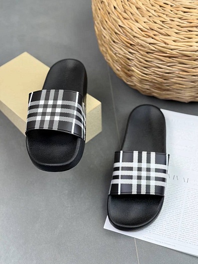 Мужские шлёпанцы Burberry Furley Check   