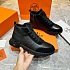 Кроссовки с мехом Hermes Bouncing high-top - Black