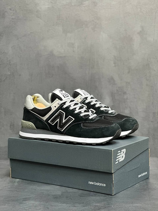 Кроссовки New Balance 574 "Triple Contrast Black"