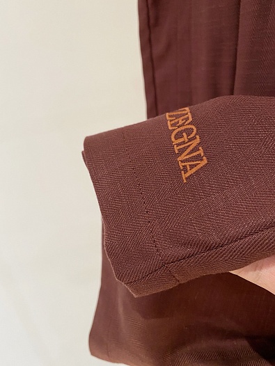 Шорты бордового цвета Zegna premium   