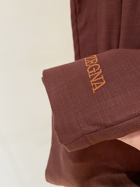 Шорты бордового цвета Zegna premium
