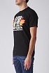 Мужская чёрная футболка Dsquared2 Surf Beach