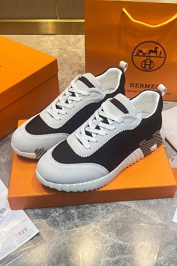 Мужские кроссовки Hermes Bouncing - Black / White   