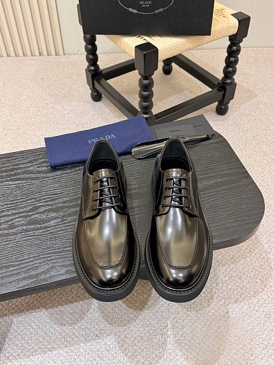 Лакированные ботинки Prada premium - Black   