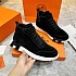 Кроссовки с мехом Hermes Bouncing high-top - Black / White