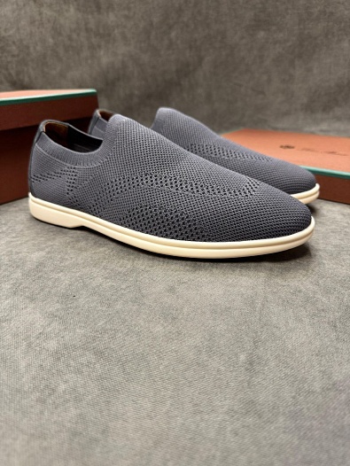 Мужские текстильные лоферы Loro Piana   