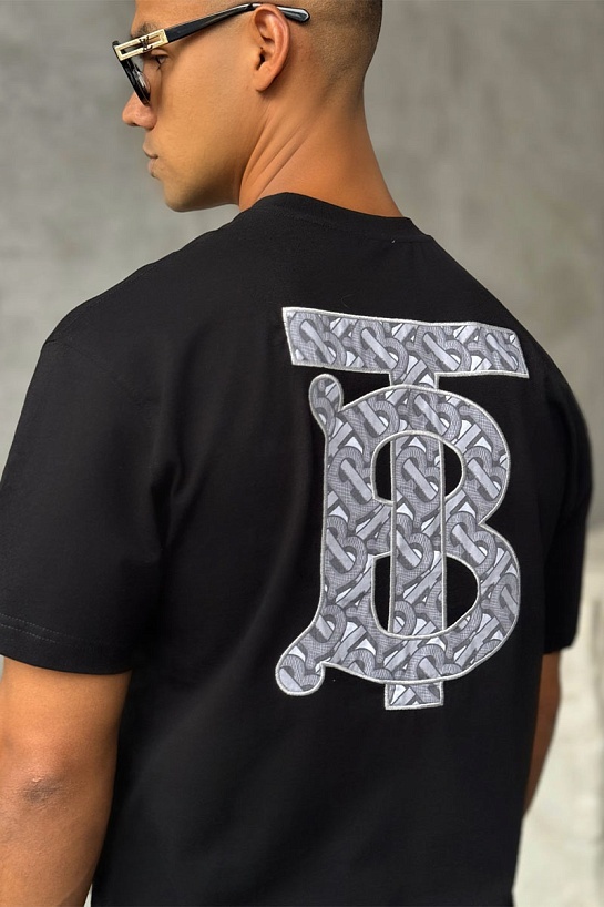 Мужская футболка Burberry TB - Black