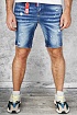 Джинсовые шорты Dsquared2 "ICON" - Blue