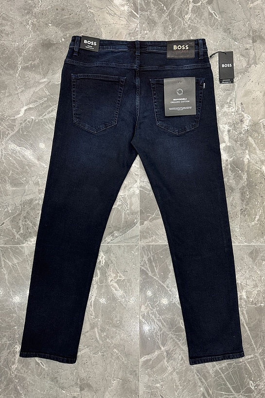 Джинсы тёмно-синего цвета Hugo Boss regular fit
