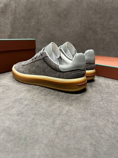 Мужские кроссовки Loro Piana Tennis Walk - Grey   