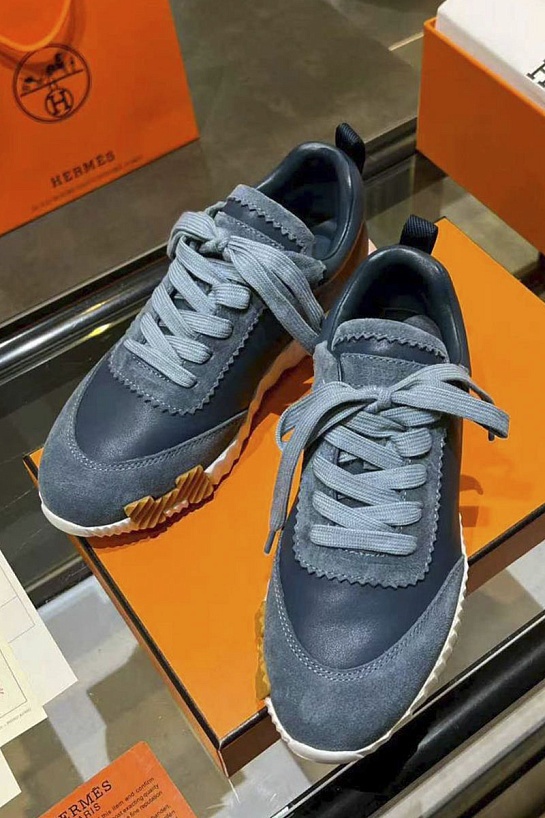 Женские комбинированные кроссовки Hermes Bouncing premium