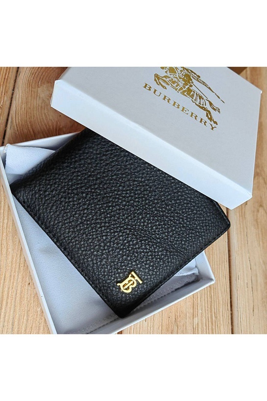 Кожаный кошелёк Burberry logo-plaque 12x10 см